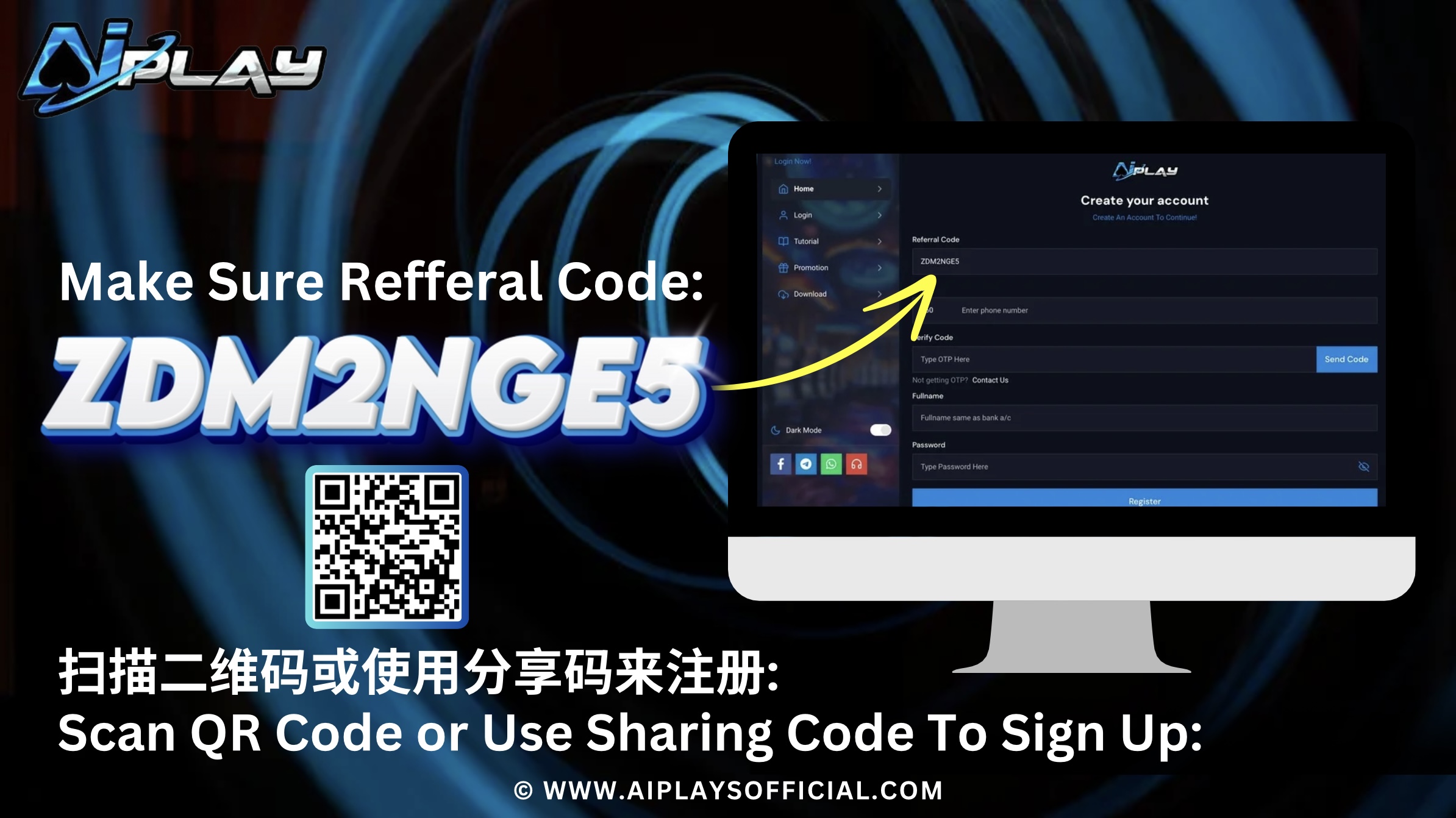 AiPlay Register Image