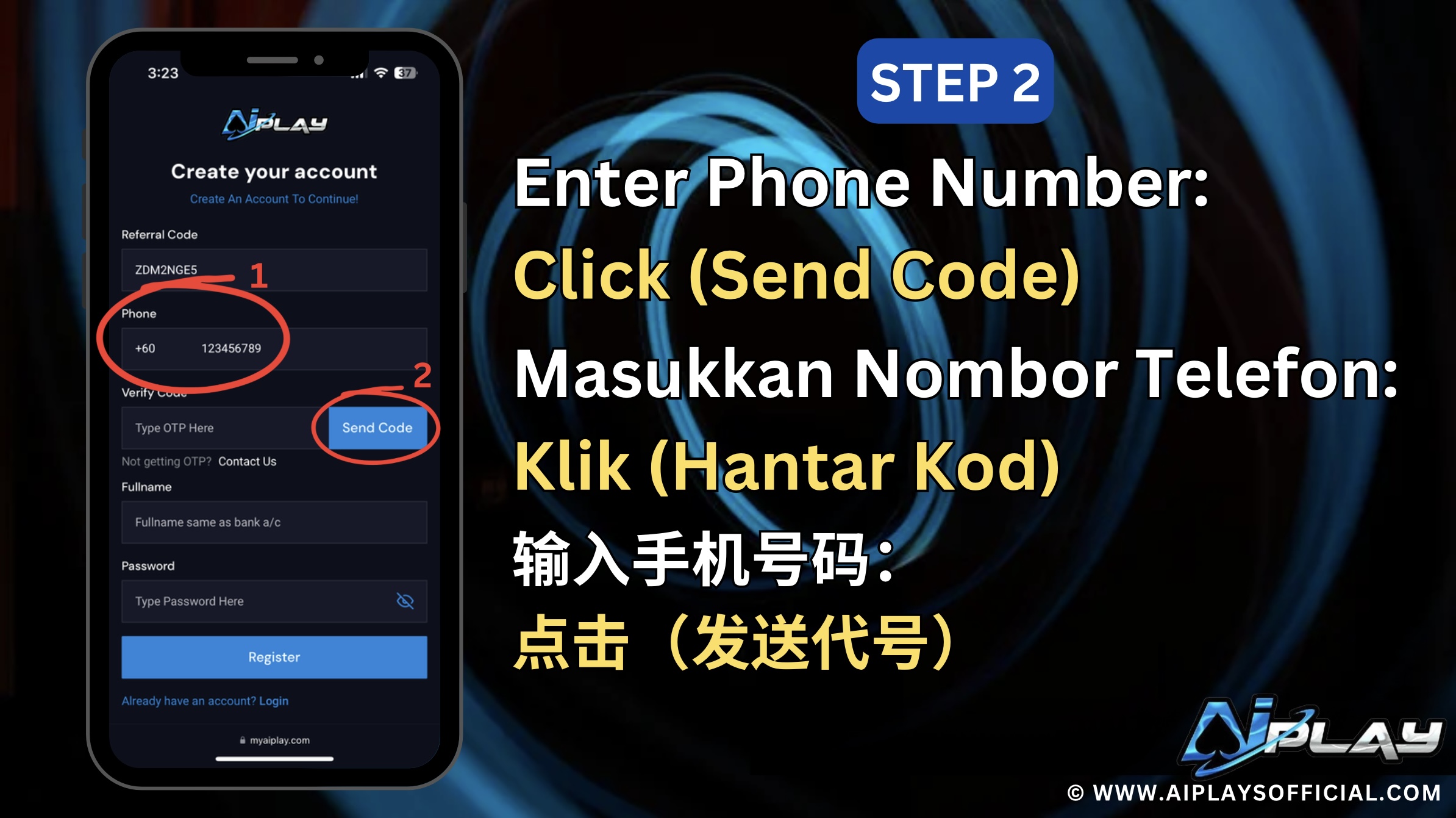 REGISTRATION STEP